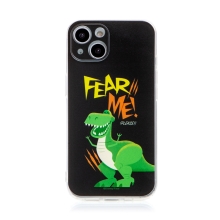 Kryt DISNEY pro Apple iPhone 13 - Toy Story - Dinosaurus Rex - gumový - černý