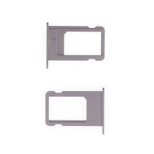Rámeček / šuplík na Nano SIM pro Apple iPhone 6 - vesmírně šedý (Space Gray) - kvalita A+