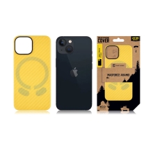 Kryt TACTICAL MagForce Industrial pro Apple iPhone 13 mini - Aramid / karbonový - žlutý
