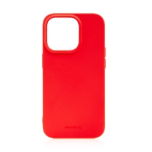 Kryt SWISSTEN Soft Joy pro Apple iPhone 14 Pro - příjemný na dotek - silikonový - červený