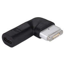 Redukcia/rekonektor pre Apple MacBook - USB-C samica na MagSafe 2 samec - čierna