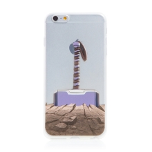 Kryt MARVEL Pro Apple iPhone 6 / 6 Plus - Thorovo kladivo - gumový - průhledný