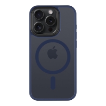 TACTICAL Hyperstealth kryt pre Apple iPhone 15 Pro - Podpora MagSafe - Tmavo modrý