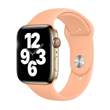Originální řemínek pro Apple Watch 45mm / 44mm / 42mm - silikonový - melounově oranžový