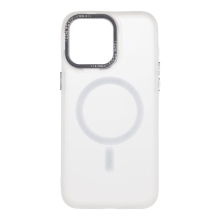 Kryt OBAL:ME Misty Keeper pre Apple iPhone 15 Pro Max - MagSafe - biely