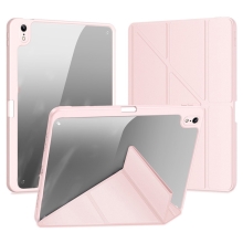 Pouzdro DUX DUCIS Magi pro Apple iPad 10 (10,9") - stojánek + odnímatelný Smart cover - umělá kůže - růžové