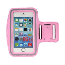 Sportovní pouzdro pro Apple iPhone včetně velikostí Plus a Max - růžové