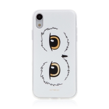Kryt Harry Potter pro Apple iPhone Xr - gumový - oči sovy Hedviky - průhledný