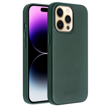 Kryt QIALINO pro Apple iPhone 14 Pro Max- podpora MagSafe - kožený - zelený