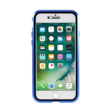 Kryt pro Apple iPhone 7 / 8 / SE (2020) - 360° ochrana - magnetický - skleněný / kovový - černý / modrý