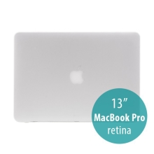Obal / kryt pro Apple MacBook Pro 13 Retina (model A1425, A1502) - tenký - plastový - matný - bílý