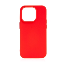 Kryt pro Apple iPhone 15 Pro - silikonový - červený