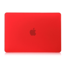 Obal / kryt pro MacBook Air / Air M1 (2018-2021) 13" (A1932, A2179, A2337) - plastový - červený