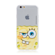 Kryt Sponge Bob pro Apple iPhone 6 / 6S - gumový - potutelný Sponge Bob