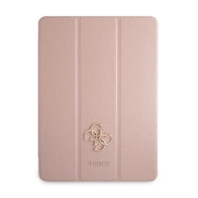 Pouzdro GUESS Saffiano pro Apple iPad Pro 11" (2018 / 2020 / 2021) - umělá kůže - růžové