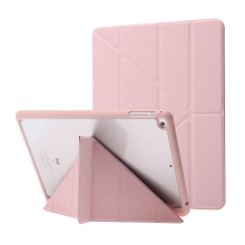 Pouzdro pro Apple iPad 9,7" (2017 / 2018) / iPad Air 1 / 2 - origami stojánek - růžové