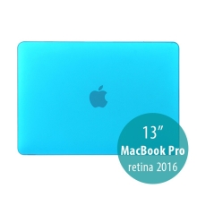 Obal / kryt pro MacBook Pro 13" 2016 - 2021 (A1706, A1708, A1989, A2159, A2251, A2289, A2338) - plastový -  modrý