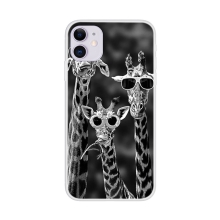 Kryt pro Apple iPhone 12 / 12 Pro - gumový - cool žirafy