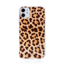 Kryt BABACO pro Apple iPhone 11 - gumový - leopardí vzor