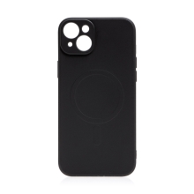 Kryt SWISSTEN SoftJoy MagStick pro Apple iPhone 15 Plus - silikonový - černý