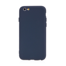 Kryt pro Apple iPhone 6 / 6S - příjemný na dotek - silikonový - tmavě modrý
