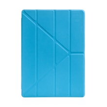 Puzdro pre Apple iPad 12,9" (2015) / 12,9" (2017) - stojan - umelá koža / guma - modré