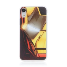Kryt MARVEL pre Apple iPhone Xr - dramatický Iron Man - gumový