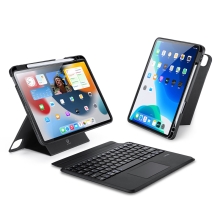 DUX DUCIS 4v1 klávesnica + puzdro + trackpad pre Apple iPad Pro 11" (2018 - 2022) / Air 4 / Air 5 - čierna
