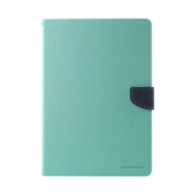 Pouzdro MERCURY Fancy Diary pro Apple iPad Pro 10,5" / Air 3 (2019) - stojánek a prostor na doklady - tyrkysové / modré