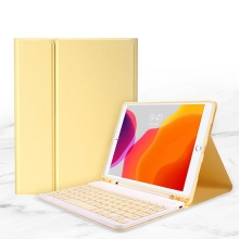 Klávesnice pro Apple iPad 10,2" (2019 - 2020) / iPad Pro 10,5" / Air 10,5" - žlutá