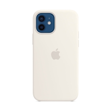 Originální kryt pro Apple iPhone 12 / 12 Pro - silikonový - bílý