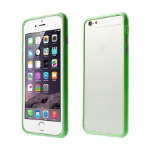 Plasto-gumový rámeček / bumper pro Apple iPhone 6 Plus / 6S Plus - zelený