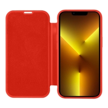Pouzdro TACTICAL Safety Smoothie pro Apple iPhone 13 Pro - silikon / mikrovl. - chilli červené