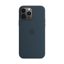 Originální kryt s MagSafe pro Apple iPhone 13 Pro Max - silikonový - hlubokomořsky modrý