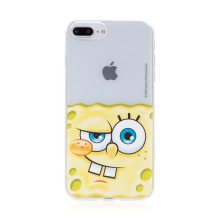 Kryt Sponge Bob pro Apple iPhone 6 Plus / 6S Plus - gumový - potutelný Sponge Bob
