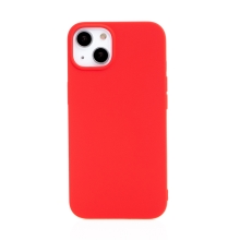 Kryt SWISSTEN Soft Joy pro Apple iPhone 13 mini - příjemný na dotek - silikonový - červený