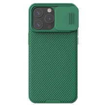 Kryt NILLKIN CamShield pro Apple iPhone 15 Pro Max - krytka fotoaparátu - podpora MagSafe - tmavě zelený