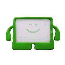Pouzdro pro děti na Apple iPad 10,2" (2019 - 2021) / Air 3 (2019) - stojánek / rukojeť - pěnové - zelené