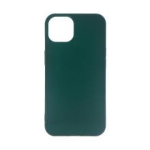 Kryt pro Apple iPhone 13 - gumový - tmavě zelený