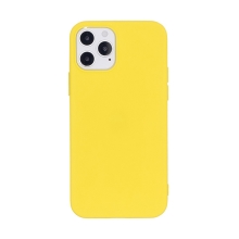 Kryt pro Apple iPhone 12 / 12 Pro - gumový - žlutý