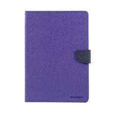 Pouzdro MERCURY Fancy Diary pro Apple iPad 9,7 (2017-2018) - stojánek a prostor na doklady - fialové / modré