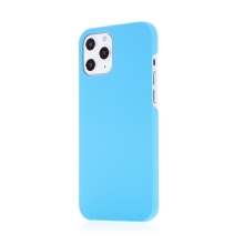 Kryt pro Apple iPhone 12 Pro Max - plastový - měkčený povrch - světle modrý