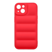 Kryt OBAL:ME Puffy pro Apple iPhone 15 - gumový - červený