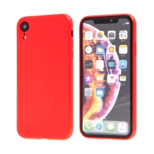 Kryt SULADA pro Apple iPhone Xr - gumový s magnetickým držákem - červený