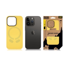 Kryt TACTICAL MagForce Industrial pre Apple iPhone 14 Pro - Aramid / Carbon - Žltý
