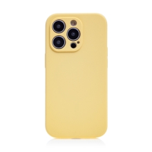 Kryt Mag Invisible pro Apple iPhone 14 Pro Max - podpora MagSafe - gumový - světle žlutý