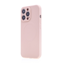 Kryt pro Apple iPhone 13 Pro Max - podpora MagSafe - silikonový - růžový