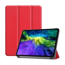 Pouzdro pro Apple iPad Pro 11" (2018) / 11" (2020) - stojánek + funkce chytrého uspání - červené