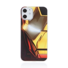 Kryt MARVEL pro Apple iPhone 12 mini - dramatický Iron Man - gumový