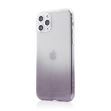 Kryt pre Apple iPhone 11 Pro - farebný prechod - gumový - priehľadný / sivý